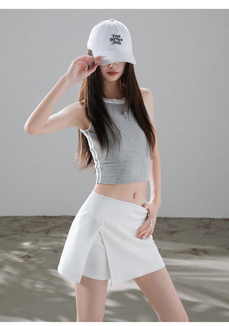 실사 운동 반신 치마바지 2026 여성 여름 새로운 미니 스커트 작은 키 한 마디 핫걸 타이트 스커트 테니스 치마바지 상세 이미지 59