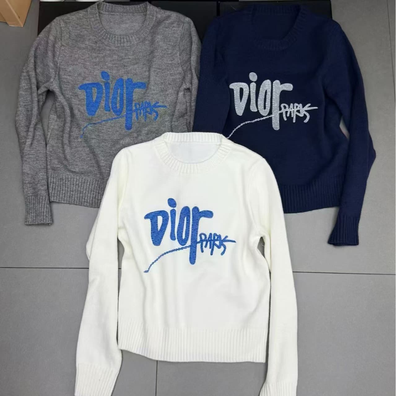cozydays 화이트 알파벳 한 부서 느긋한 스웨터 여자 가을 겨울 새로운 스택 착용 풀오버 품격 루즈핏 니트 스웨터 이미지 5