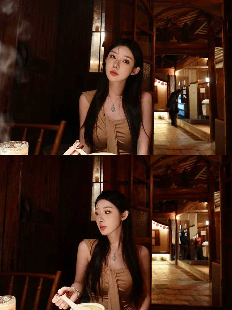 advanced 프랑스식 오프숄더 캐미솔 품격 핫걸 바람 여름 새로운 디자인 센스 작은 대중 맨위 이미지 3