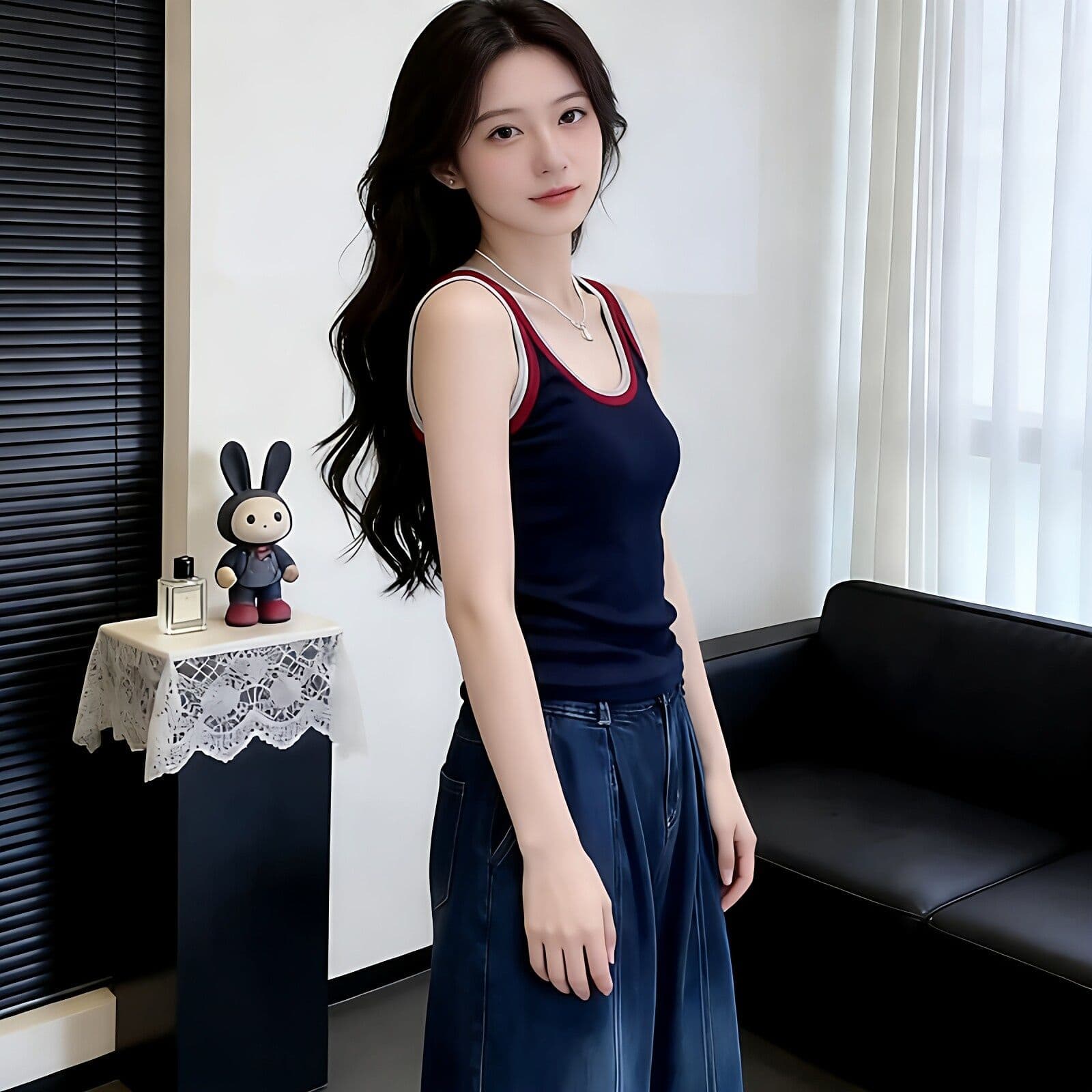 180 그램 92 접착제 8 암모니아 Lun 2026 여름 새로운 한국 스타일 반팔 티셔츠 여성 상세 이미지 5