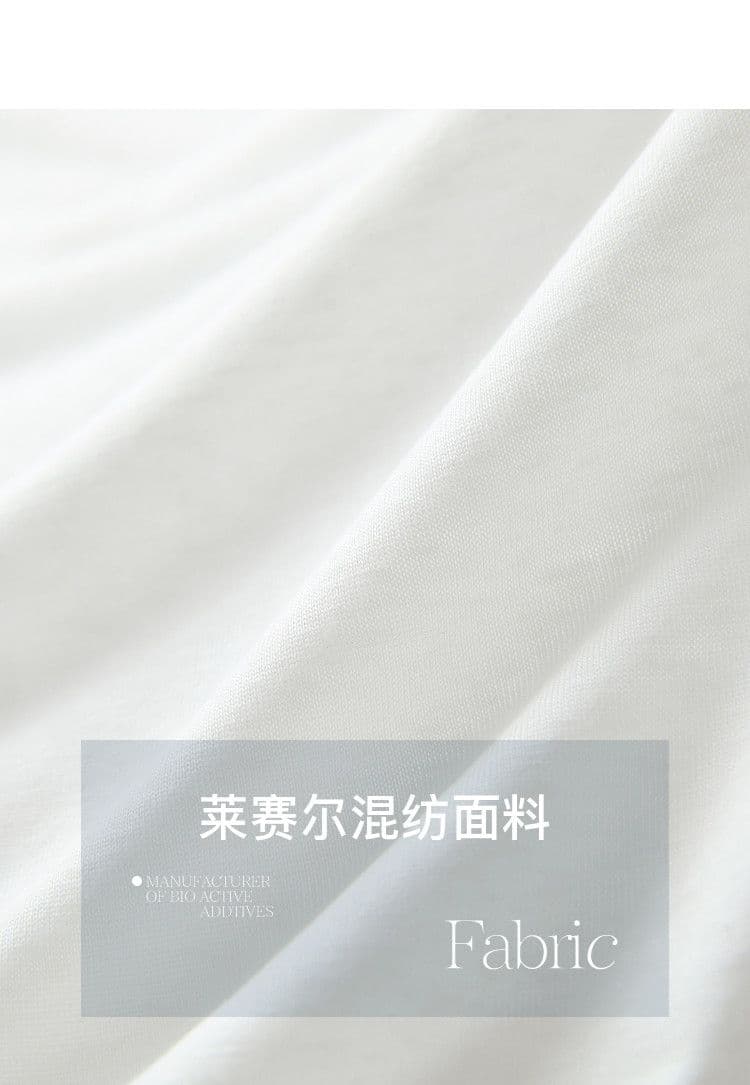 165 그램 눈꽃 면 자외선 차단 의류 긴팔 티셔츠 여성 의류 여름 삽입 어깨 소매 패치워크 스트라이프 라운드 넥 맨위 상세 이미지 13