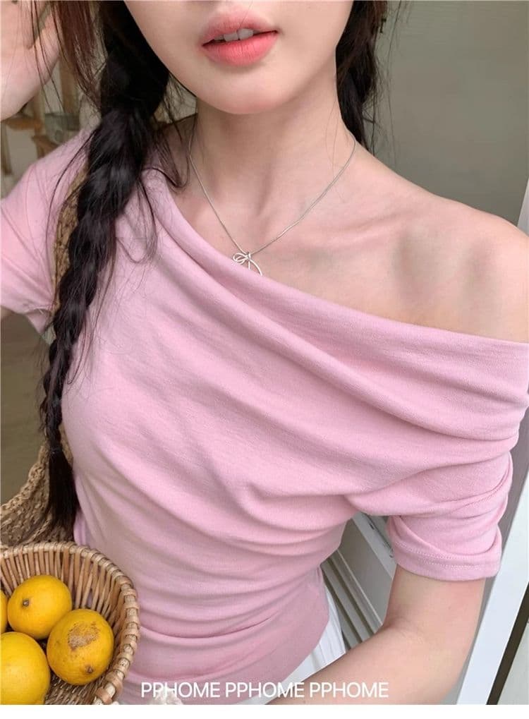 원본 품질 티셔츠 부드러운 맨위 여름 하나 의류 기타 착용 몸매 가꾸기 슬림해 보이는 맨위 상세 이미지 14