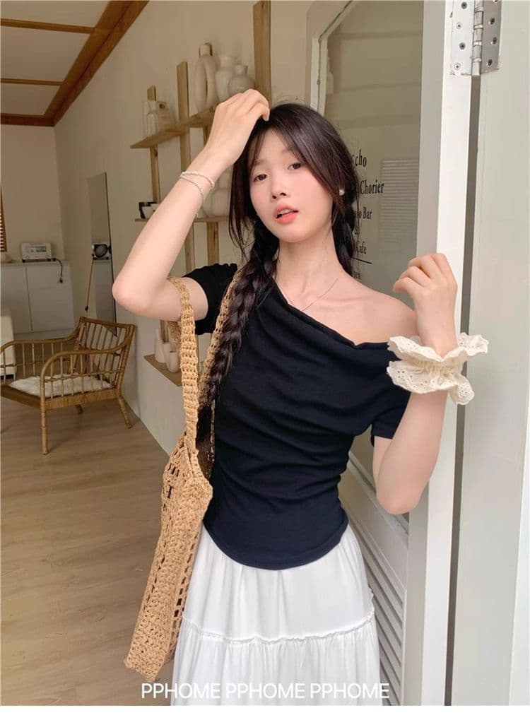 원본 품질 티셔츠 부드러운 맨위 여름 하나 의류 기타 착용 몸매 가꾸기 슬림해 보이는 맨위 상세 이미지 33