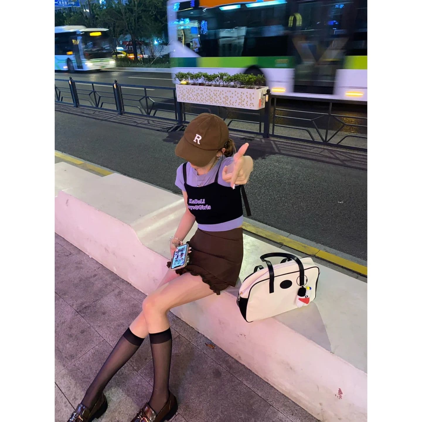원본 품질 차가운 달콤한 캐미솔 외출용 작은 조끼 맨위 이미지 2