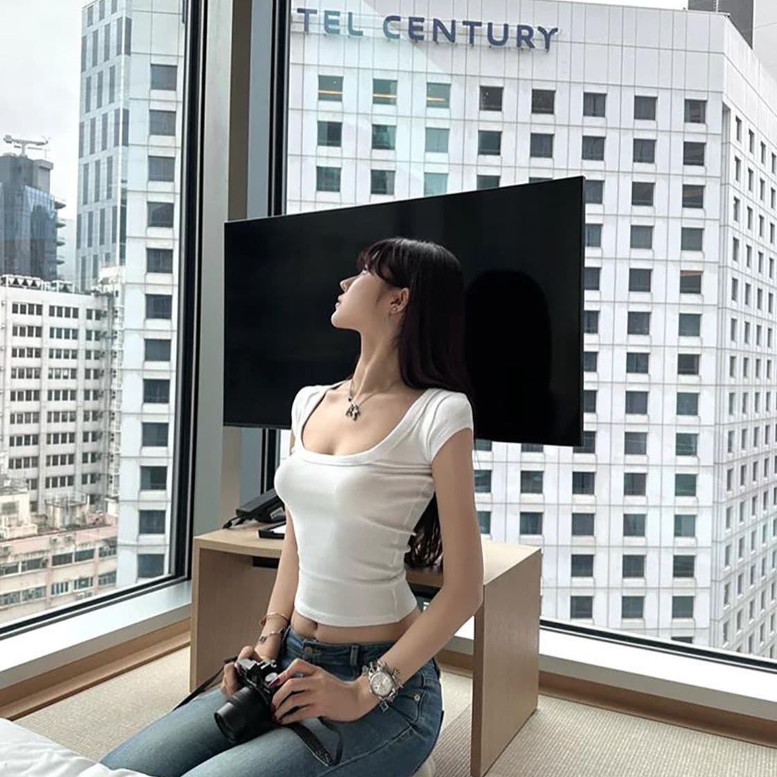 모달 260 그램 화이트 긍정적 인 어깨 세련된 차가운 센스 반팔 허리 수축 몸매 가꾸기 다용도 쇼트 스타일 맨위 이미지 4
