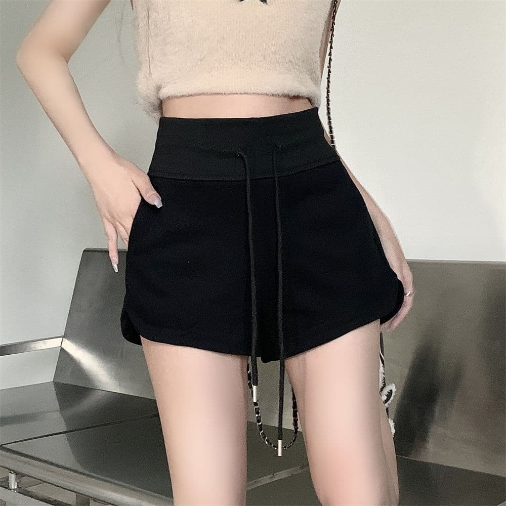 순수한 Mianhua 면 320g 2026 여름 드레스 반바지 여성 펌프 로프 주머니 디자인 센스 상세 이미지 19