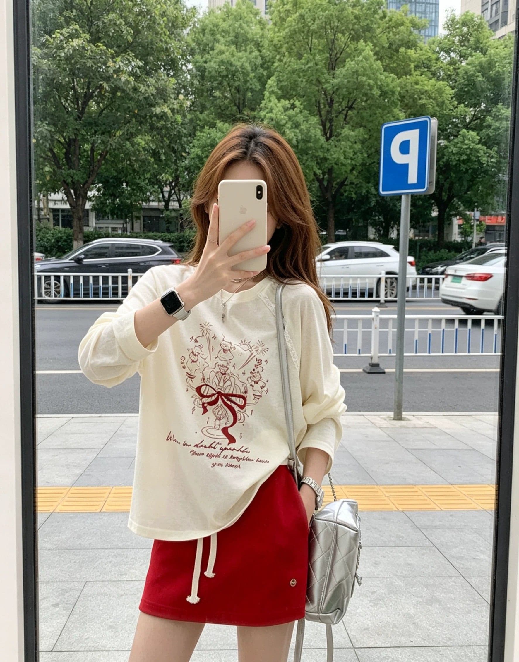 원본 것 얇은 스타일 긴팔 티셔츠 여성 초기 가을 루즈핏 자외선 차단 블라우스 맨위 상세 이미지 8