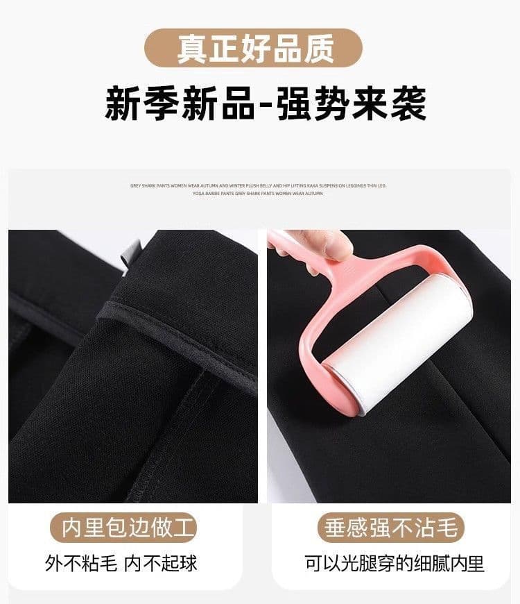 측면 지퍼 하이웨이스트 정장 바지 여성 봄 가을 작은 키 좁은 에디션 와이드 레그 팬츠 리프트 엉덩이 도루 센스 슬림해 보이는 캐주얼 스트레이트 팬츠 상세 이미지 18