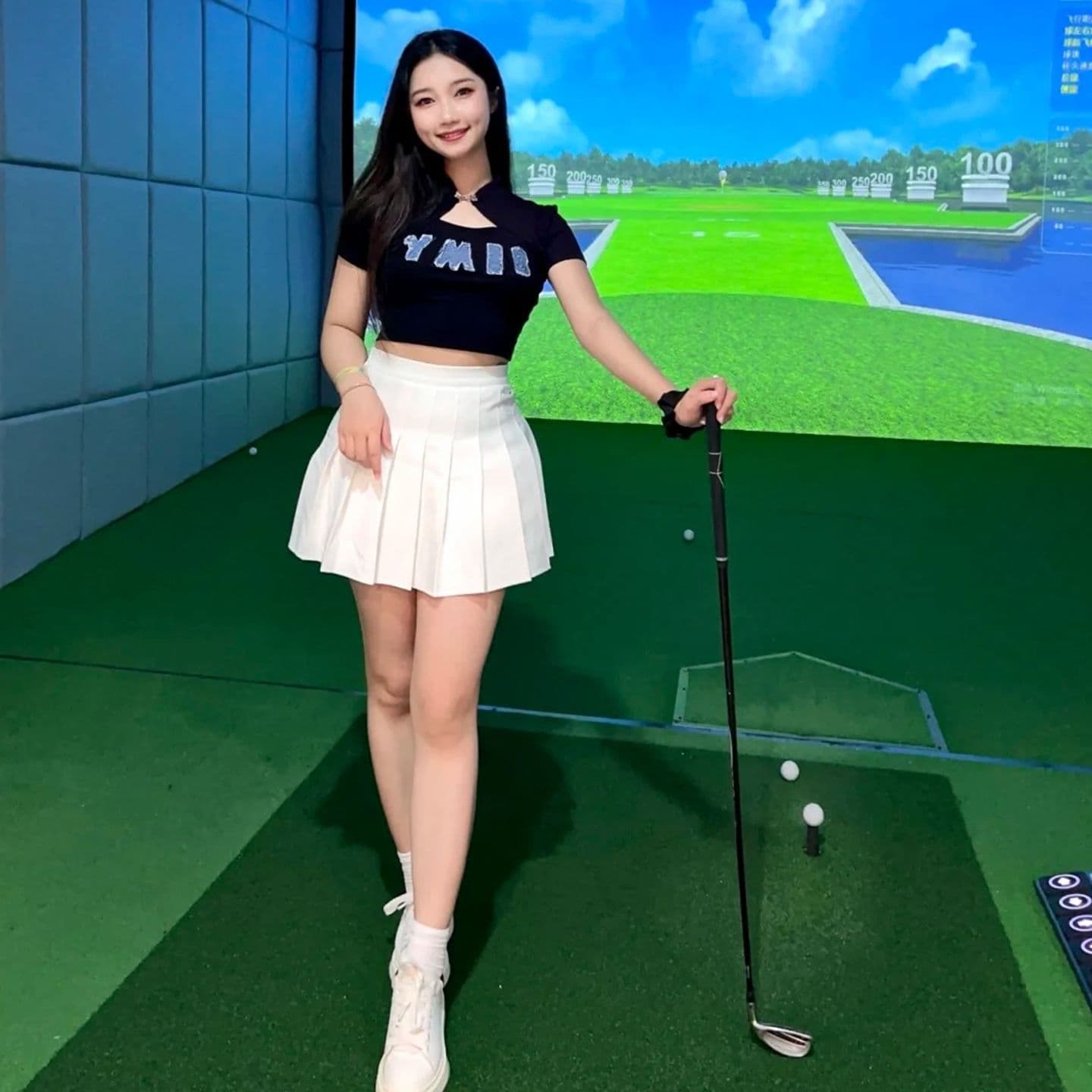원본 품질 페이크 레이어드 디자인 센스 Chic 반팔 티셔츠 쇼트 스타일 핫걸 맨위 이미지 2
