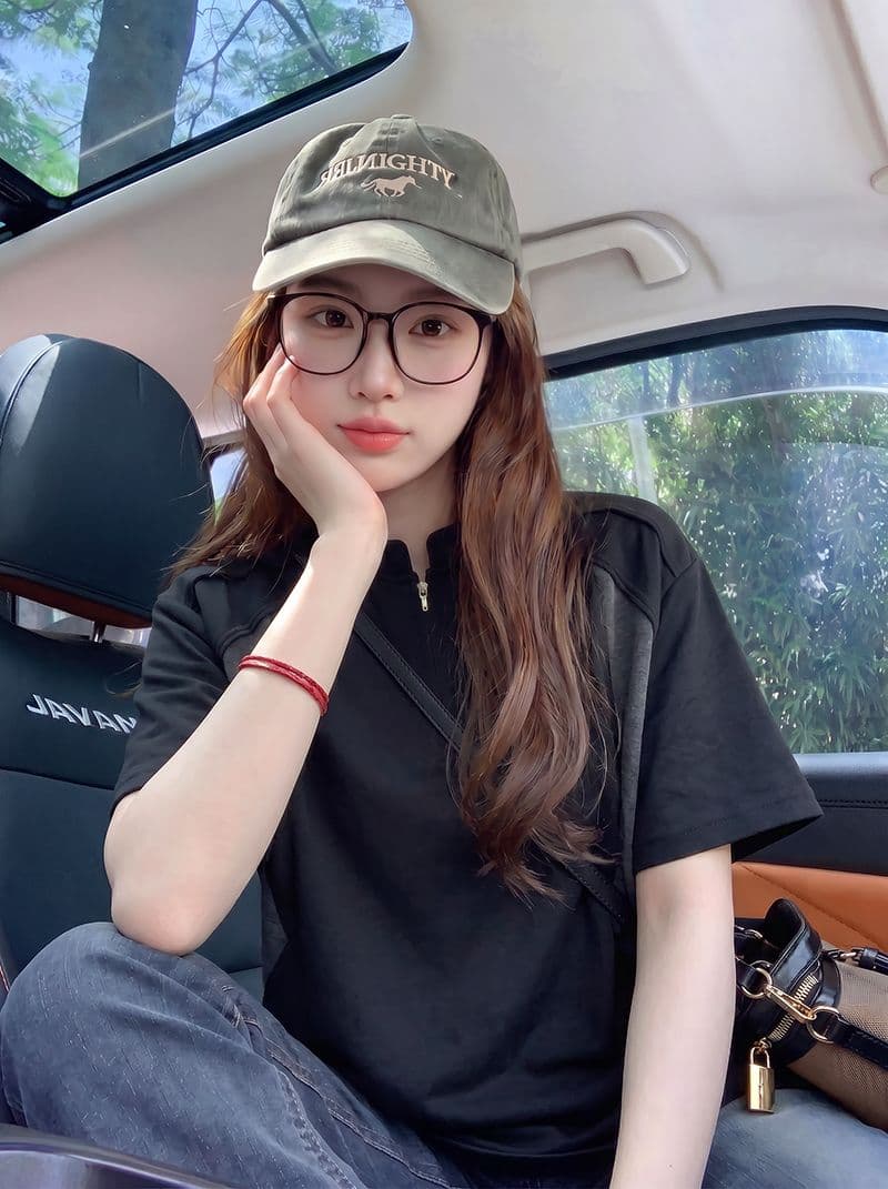 220 그램 남자 바 면 반팔 티셔츠 여성 의류 여름 새로운 루즈핏 삽입 색상 지퍼 스탠드 칼라 한국 스타일 맨위 상세 이미지 6