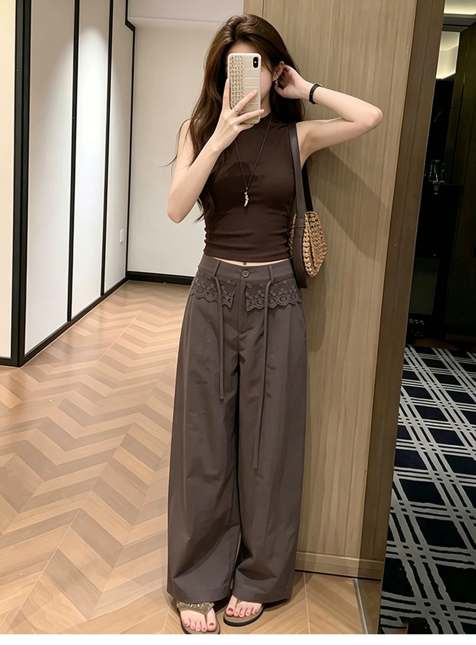 260 그램 사람들 면 92 접착제 8 암모니아 Lun 아름다운 한 부서 반하이넥 티셔츠 여성 여름 몸매 가꾸기 민소매 조끼 맨위 상세 이미지 4