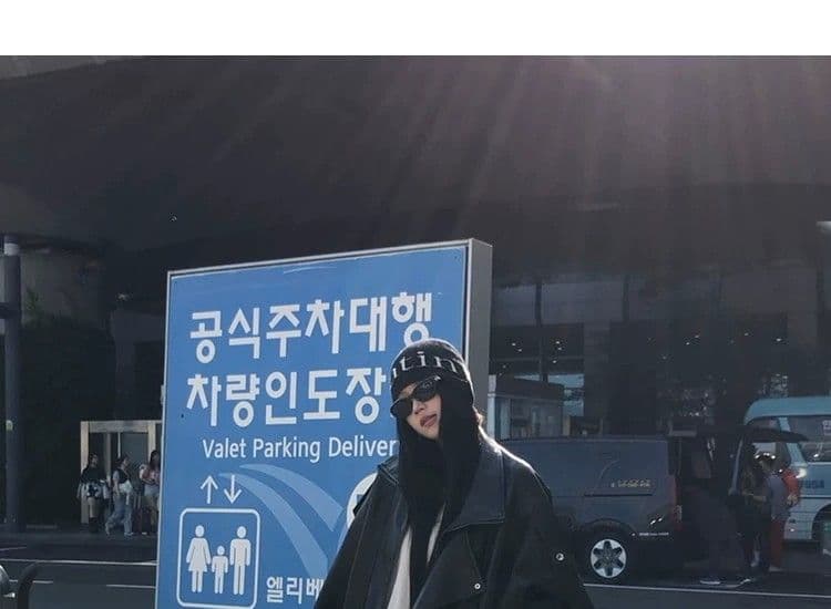 있음 네리 가죽 재킷 여성 코트 2026 가을 겨울 새로운 검정색 차가운 바람의 소리 바람 루즈핏 pu 오토바이 아메리칸 재킷 상세 이미지 26