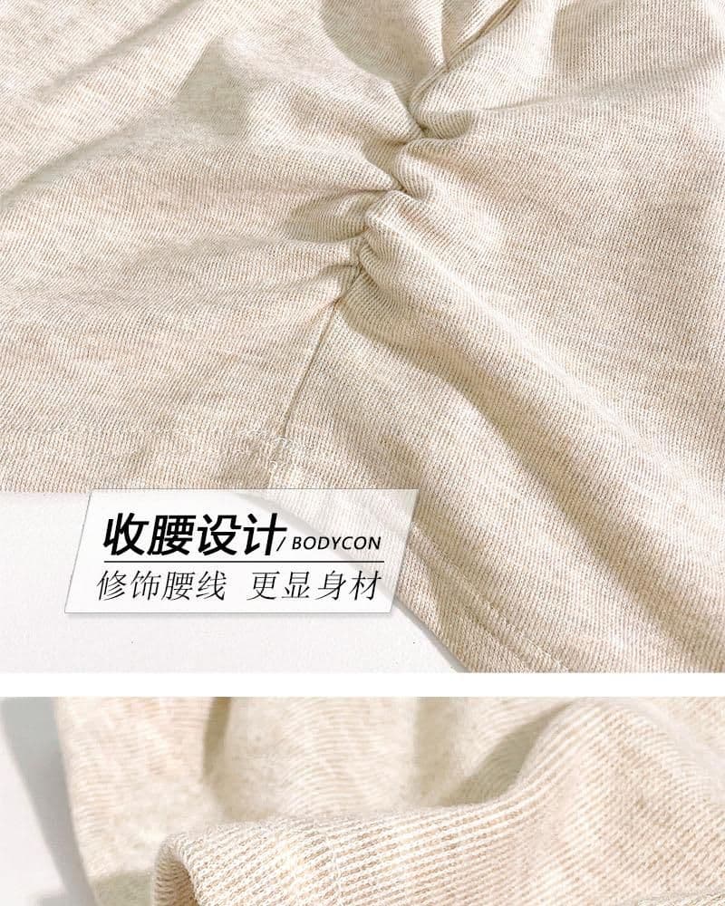 280 그램 양 플러시 털이 있고 두꺼운 몸매 가꾸기 반하이넥 긴팔 티셔츠 여성 가을 겨울 인사이드 가져 가라. 기본 셔츠 다용도 맨위 상세 이미지 3