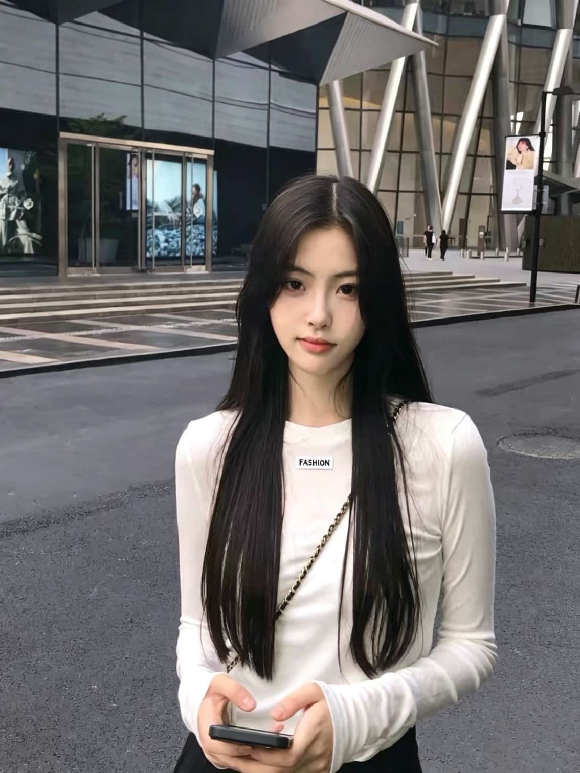 260 그램 양모 40 접착제 27 면 27 아크릴 6 암모니아 Lun 몸매 가꾸기 슬림해 보이는 긴팔 티셔츠 여성 가을 맨위 상세 이미지 2