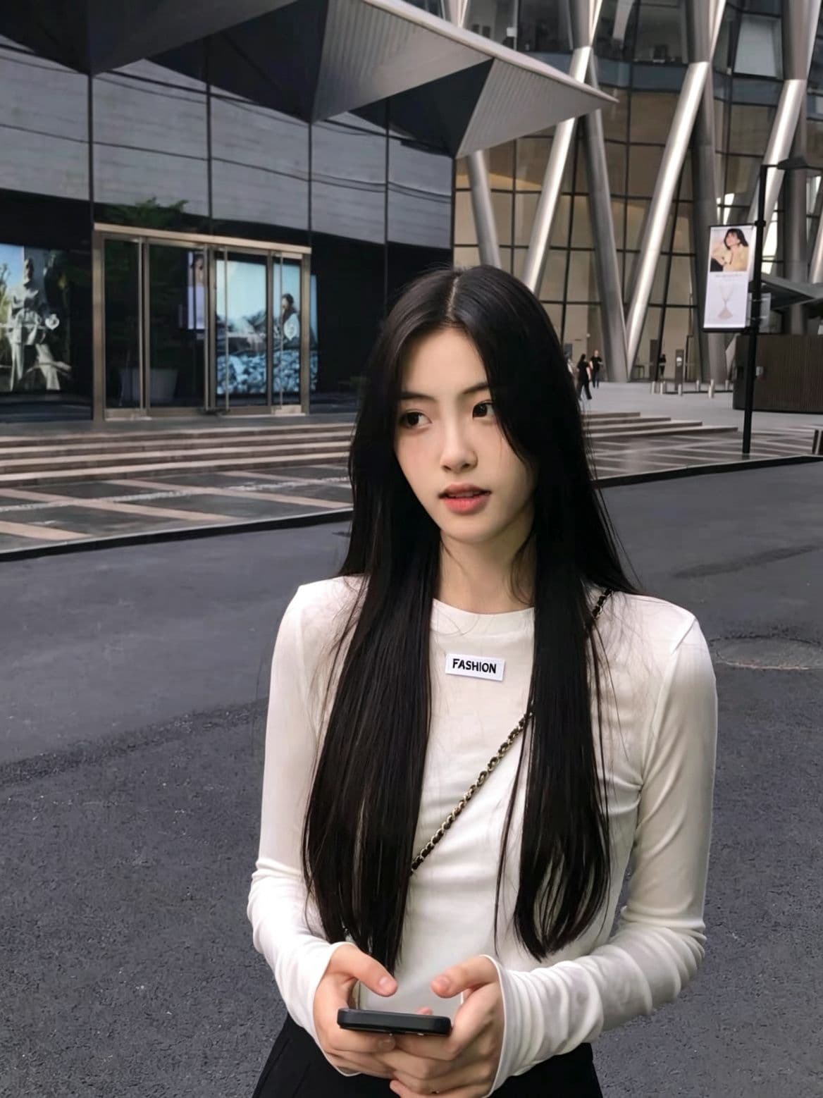 260 그램 양모 40 접착제 27 면 27 아크릴 6 암모니아 Lun 몸매 가꾸기 슬림해 보이는 긴팔 티셔츠 여성 가을 맨위 상세 이미지 4