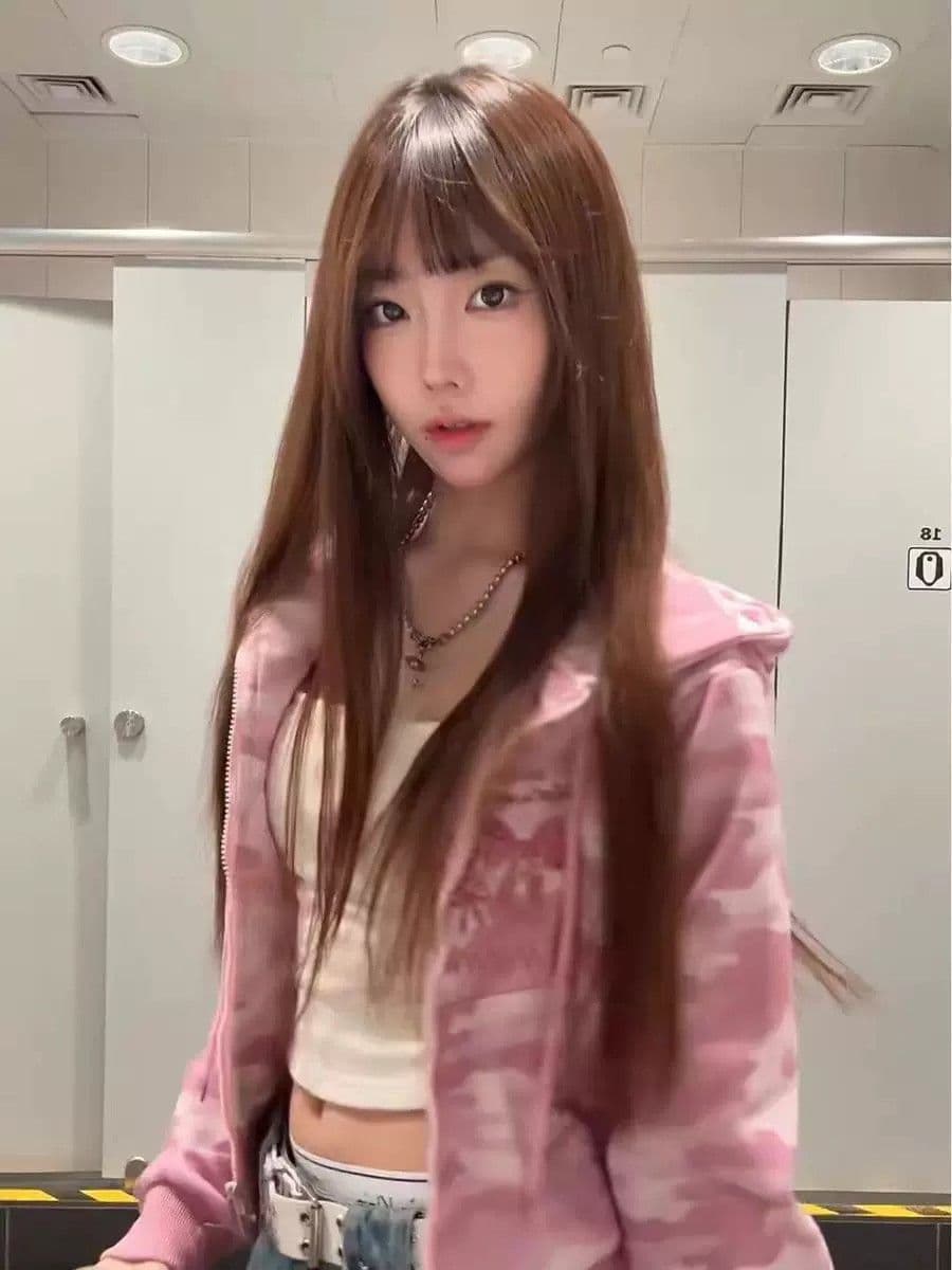 350 그램 후아 면 복잡한 우유 높은 품질 달콤한 차가운 바람 카모플라주 후드 재킷 지퍼 오픈 가디건 상세 이미지 4