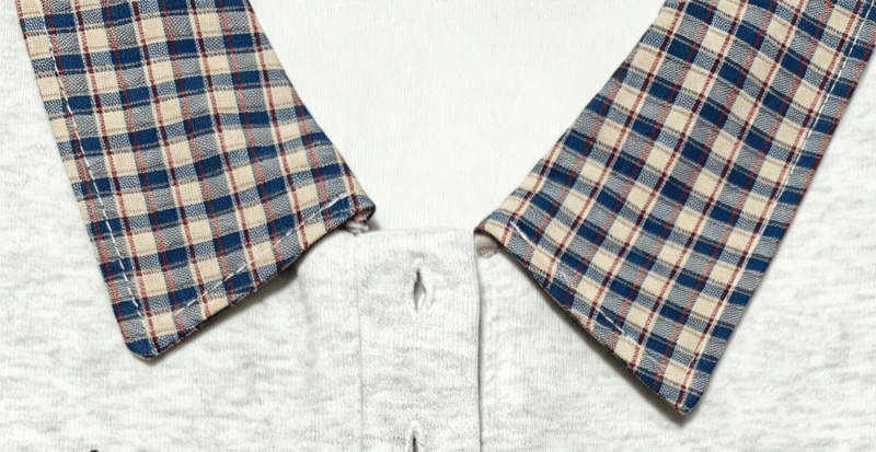 새로운 학원 스타일 POLO 칼라 체크무늬 패치워크 페이크 레이어드 프린트 루즈핏 후드티 상세 이미지 11