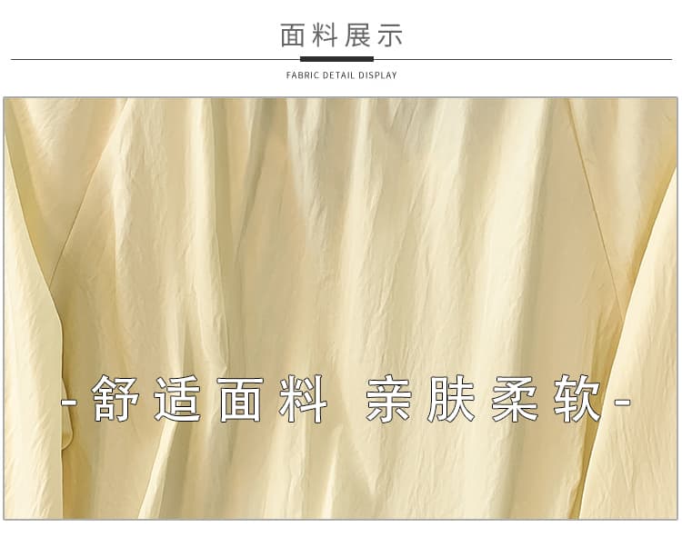 프랑스식 작은 청신 비즈 거품 소매 디자인 셔츠 루즈핏 표지 배 미니멀리즘 상세 이미지 8