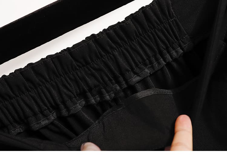 정가 정장 하나 슬라이스 스트랩 반신 스커트 여성 A라인 스커트 지방 mm 표지 고기 슬림해 보이는 반신 롱 스커트 상세 이미지 14