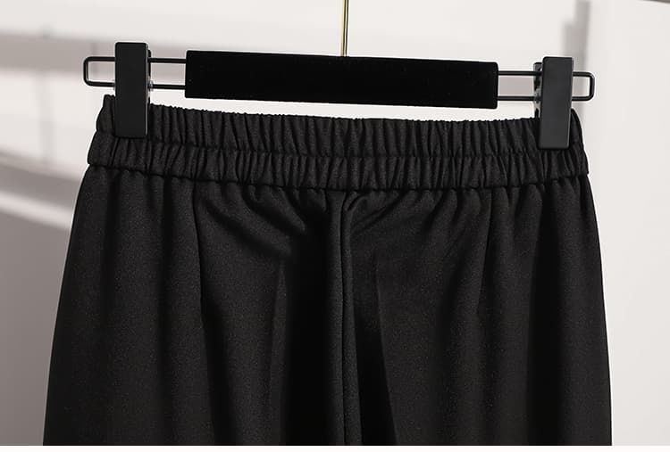 루즈핏 지방 mm 슬림해 보이는 빅 사이즈 캐주얼 9 포인트 정장 바지 도루 센스 담배 파이프 바지 상세 이미지 43