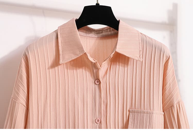 프랑스식 디자인 센스 긴팔 자외선 차단 셔츠 여름 작은 대중 Chic 작은 셔츠 셔츠 상세 이미지 25
