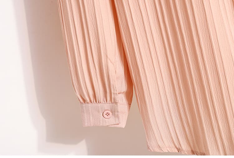 프랑스식 디자인 센스 긴팔 자외선 차단 셔츠 여름 작은 대중 Chic 작은 셔츠 셔츠 상세 이미지 32