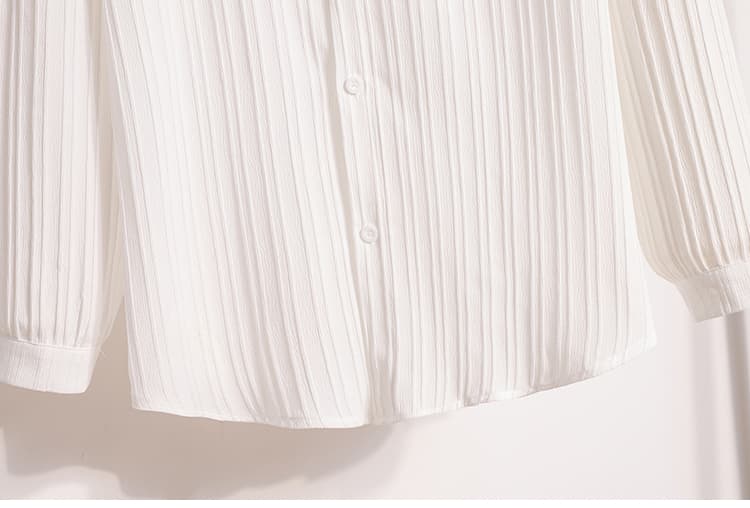 프랑스식 디자인 센스 긴팔 자외선 차단 셔츠 여름 작은 대중 Chic 작은 셔츠 셔츠 상세 이미지 39