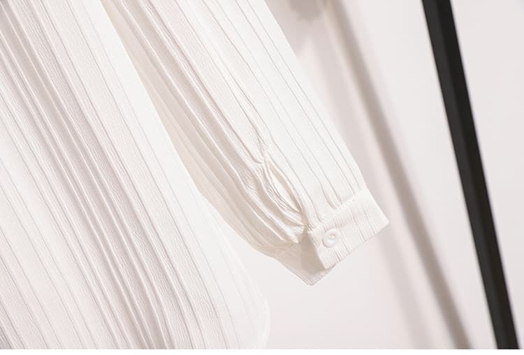 프랑스식 디자인 센스 긴팔 자외선 차단 셔츠 여름 작은 대중 Chic 작은 셔츠 셔츠 상세 이미지 41