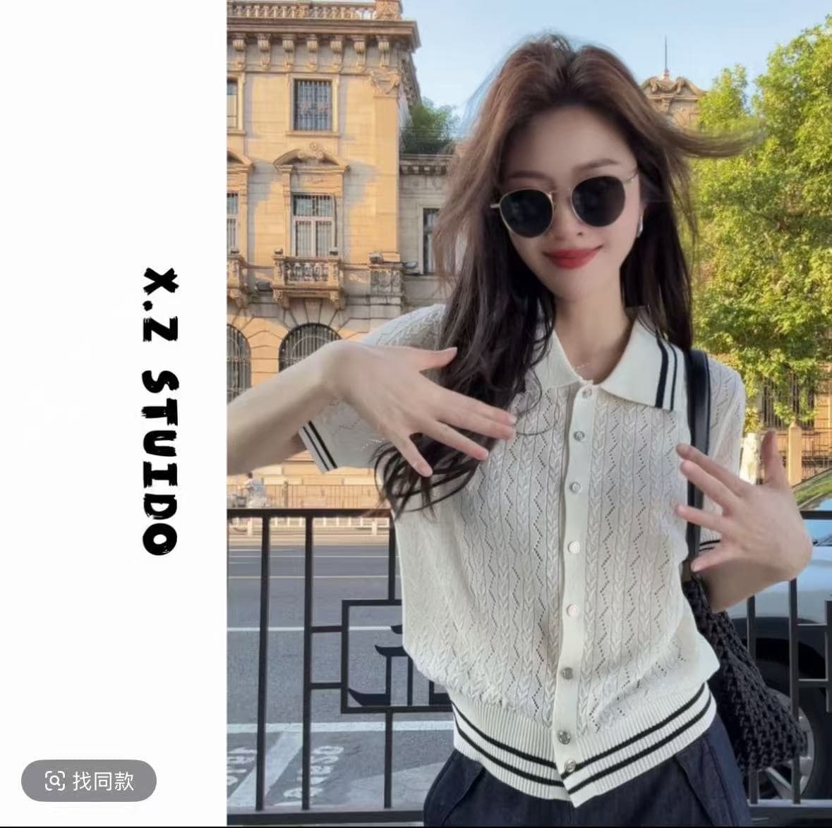 x.zhenpolo 칼라 반팔 맨위 여름 여행 느긋한 센스 티셔츠 외국 가스 고귀한 새로운 조수 브랜드 여성 의류