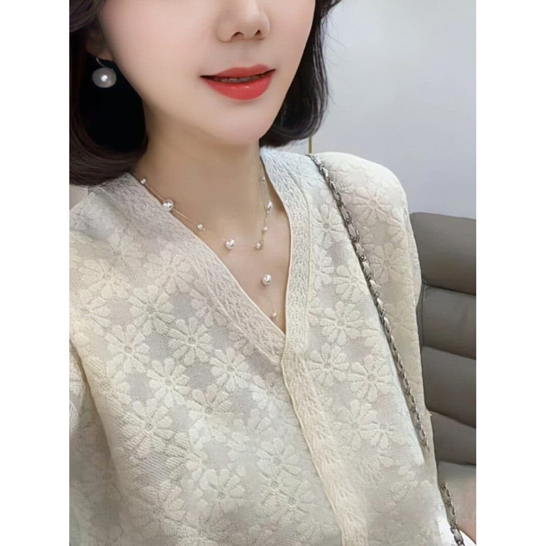 2026 여름 캐주얼 니트 루즈핏 슬림해 보이는 다용도 맨위 트렌디 패션 홀로우 아웃 이미지 2