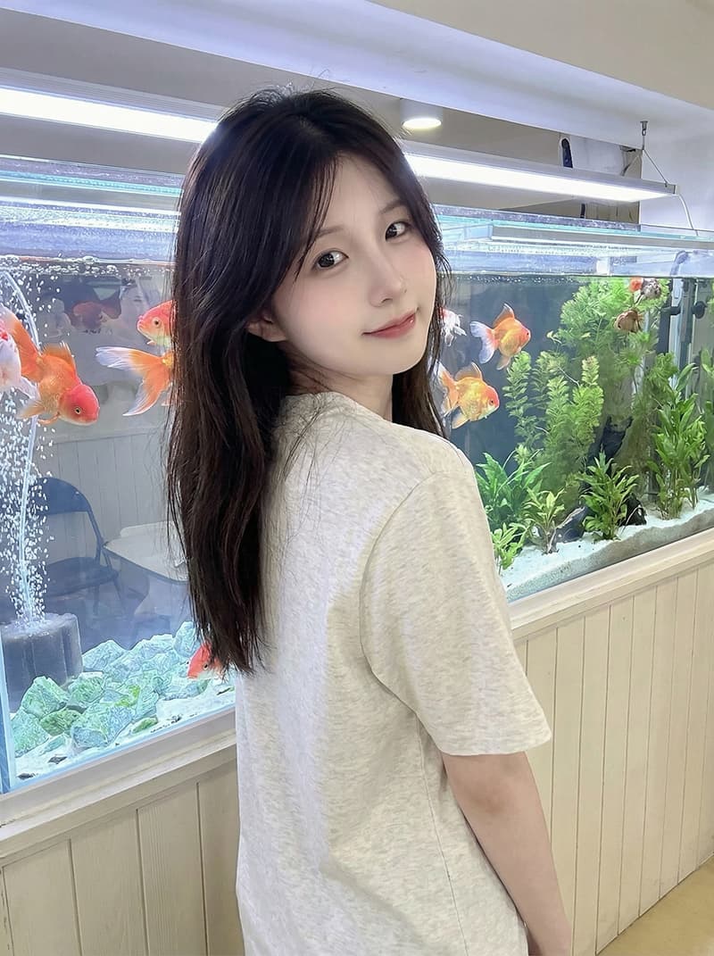 남자 바 면 220 그램 반팔 티셔츠 남녀 커플룩 조수 브랜드 여름 새로운 긍정적 인 어깨 라운드 넥 맨위 상세 이미지 6
