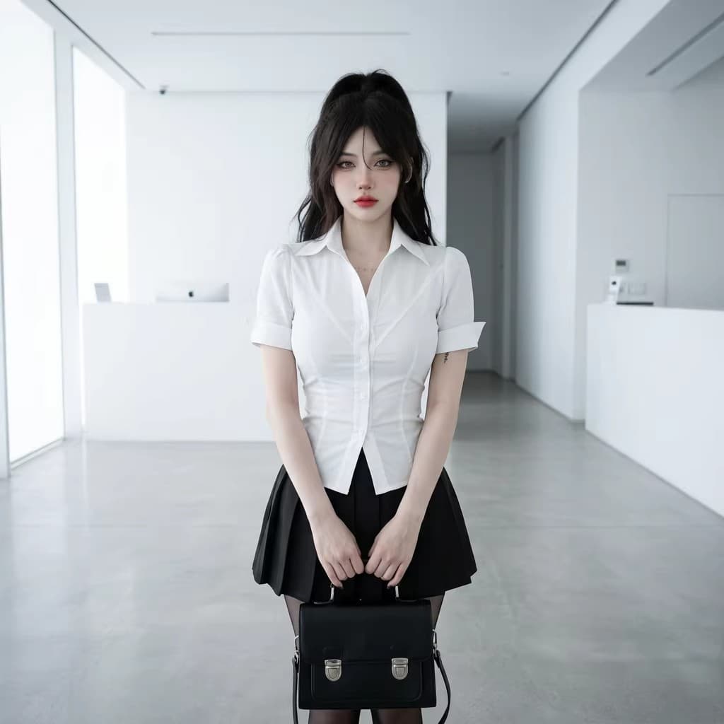 발 치료 여성 기술자 옷 2026 뮤 발 욕조 기술자 작업복 spa 세트 완료 플리츠 스커트 학원 스타일 jk 유니폼 상세 이미지 10