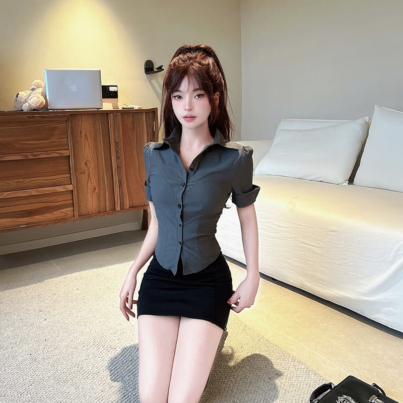 밤 본사 섹시함 드레스 연령 감소 2026 새로운 여성 spa 발 욕조 기술자 작업복 호텔 품격 세트 상세 이미지 11