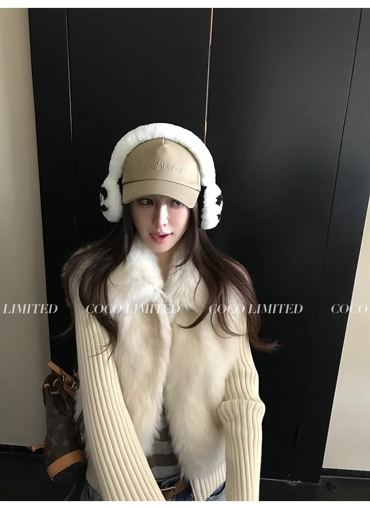 선택 스페인 가져 오기 왕 지원 카드 삼색 스트레이트 털 피모 하나 재킷 소매 수 있습니다. 언 로딩 베스트 상세 이미지 9