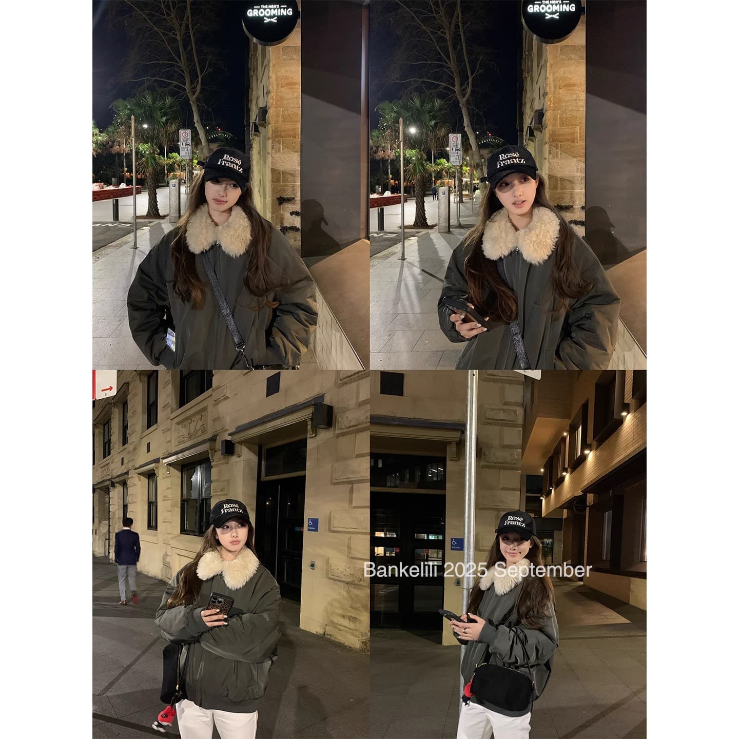 밤나무 코코아 bankelili 뉴욕 우기 모피 폴로 칼라 루즈핏 한 부서 면 의류 재킷 재킷 여성 겨울 이미지 4