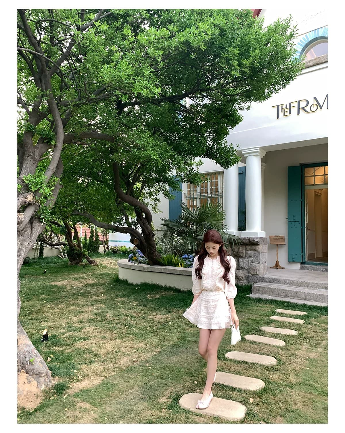 sourcewithu 지저우 소프트 캔디 라이 경기 서울 무거운 작업 2 색 레이스 레이스 드레스 한 부서 잘 행동 한 미니 스커트 상세 이미지 23