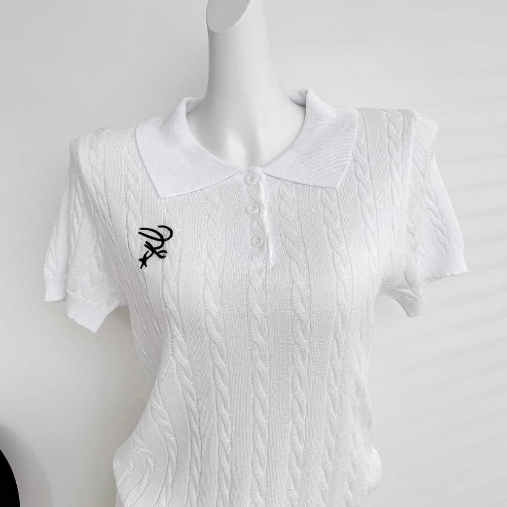 벡터 와일드 스타 니트 꽈배기 polo 오리지널 jk 스웨터 풀오버 일본식 반팔 꽈배기 니트 스웨터 학교 들어 센스 상세 이미지 7