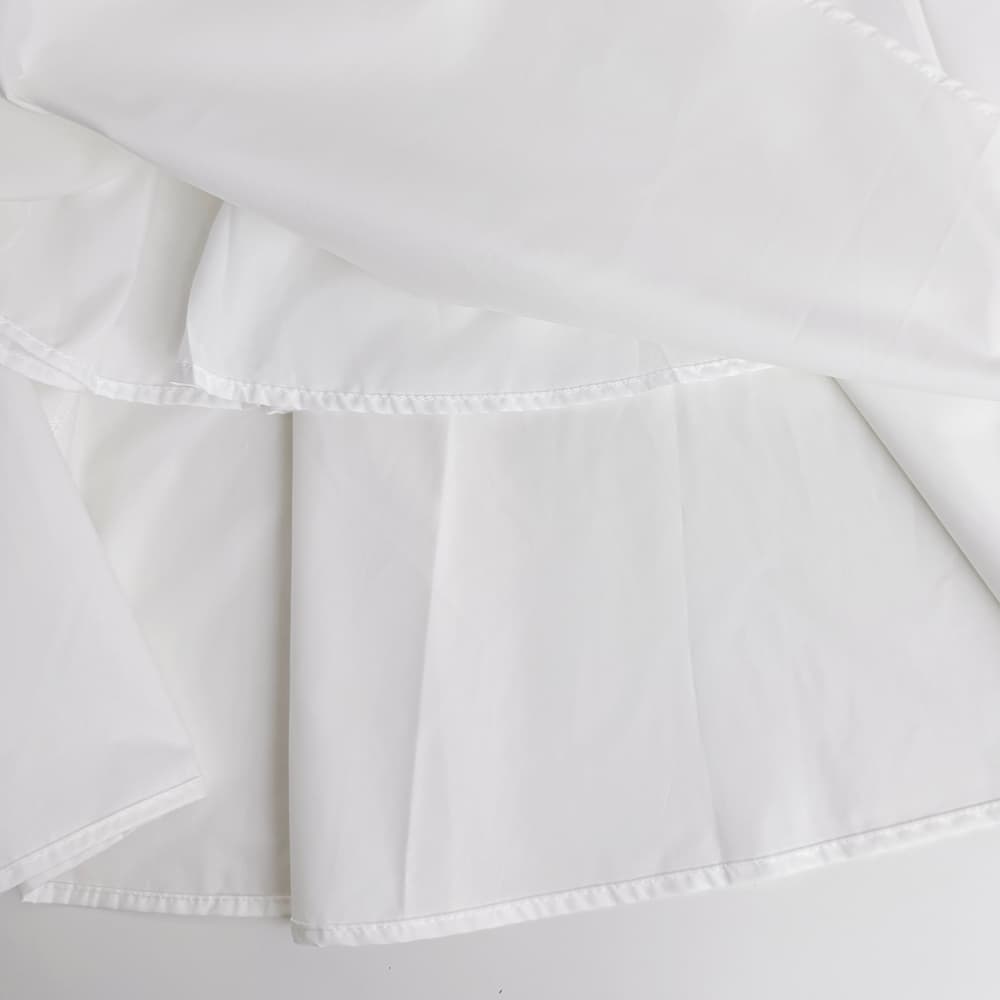 부드러운 바람 화이트 반팔 여성 드레스 2026 여름 새로운 프랑스식 길다 치마 자이언트 잘 생긴 품격 작은 키 상세 이미지 12