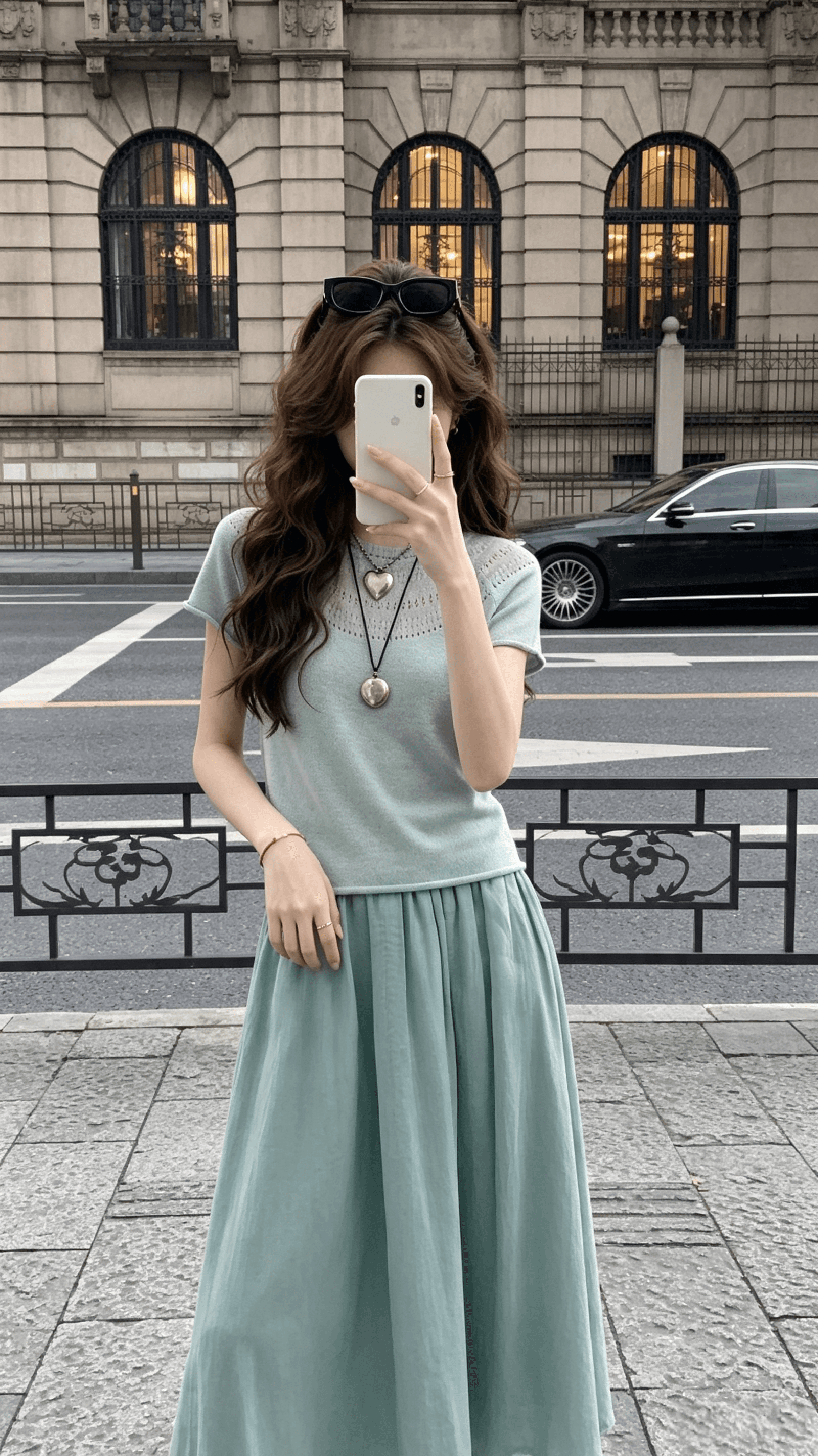 한쪽 두 에피소드 엷 은 안개 섬 프랑스 노르망디 리넨 면화 공정한 섬 얇고 가벼운 니트 반팔 티셔츠 상세 이미지 10