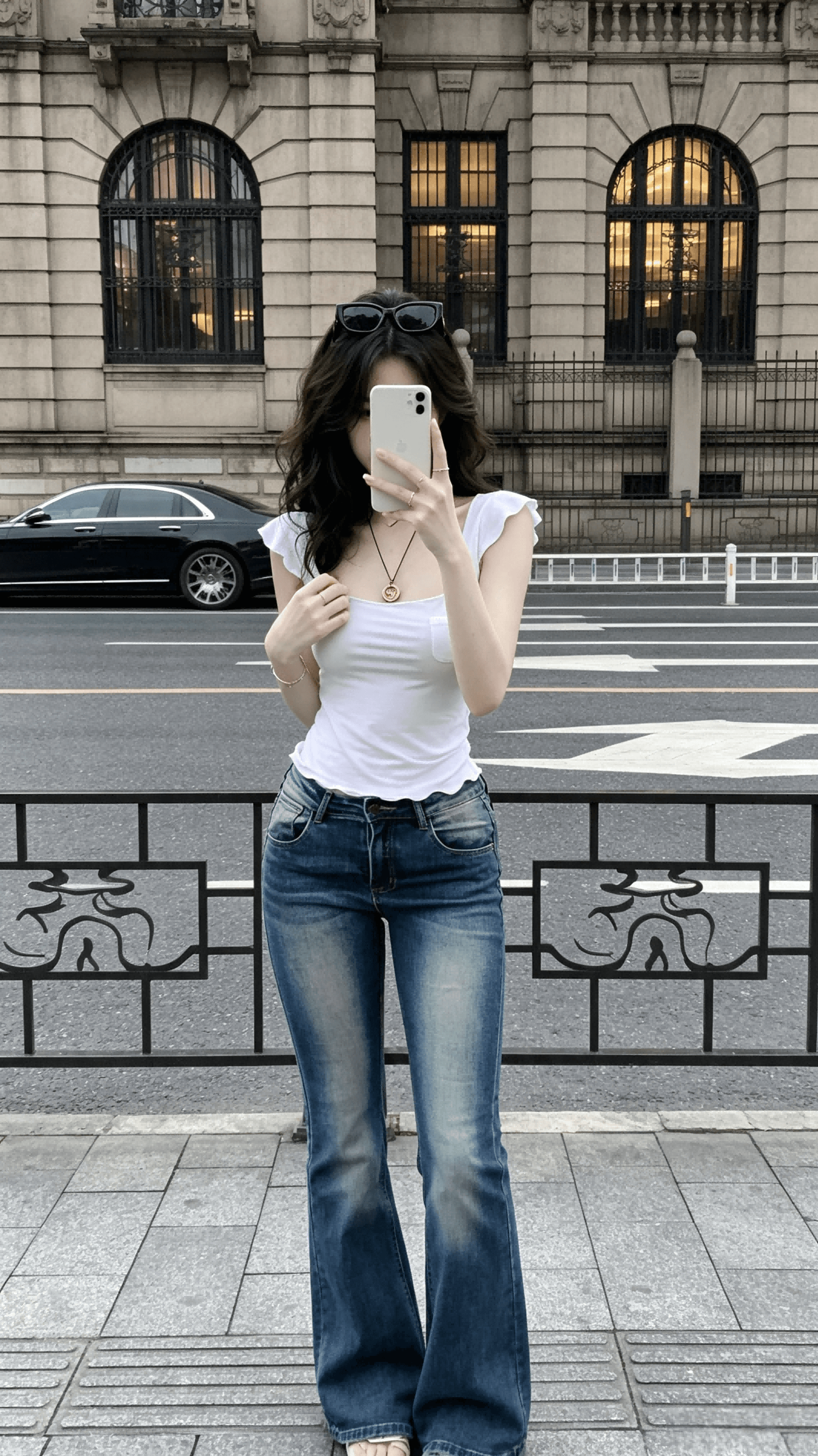 fart shop 새 와 바람 순수한 욕망 바람 광장 칼라 목이버섯 소매 신축성 티셔츠 여성 봄 여름 숙박 화이트 t 맨위 상세 이미지 3