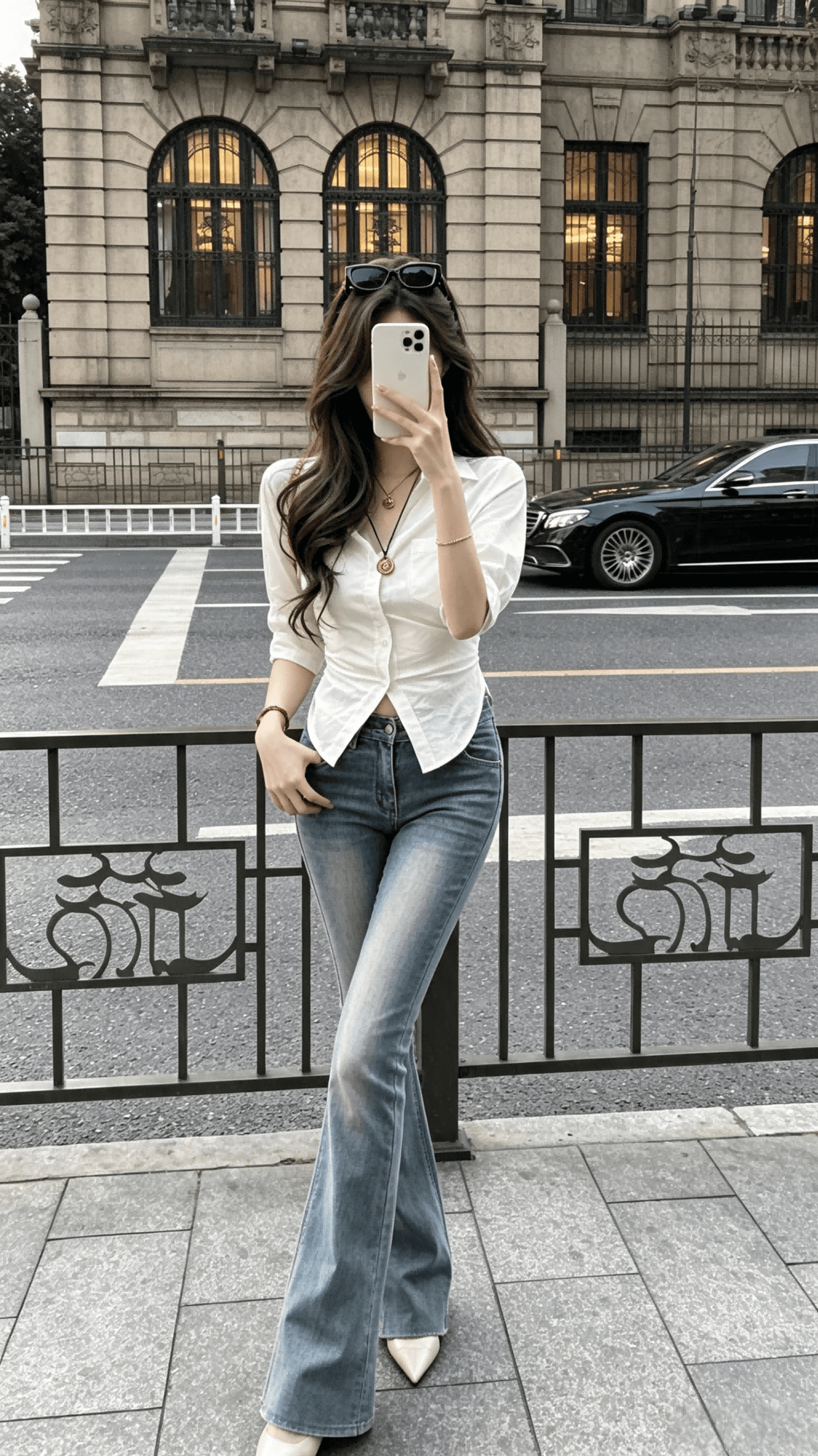 fart shop 느긋한 부서 매듭 순수한 흰색 아마 이슬 허리 나비 레이스업 여성 셔츠 봄 여름 다용도 맨위