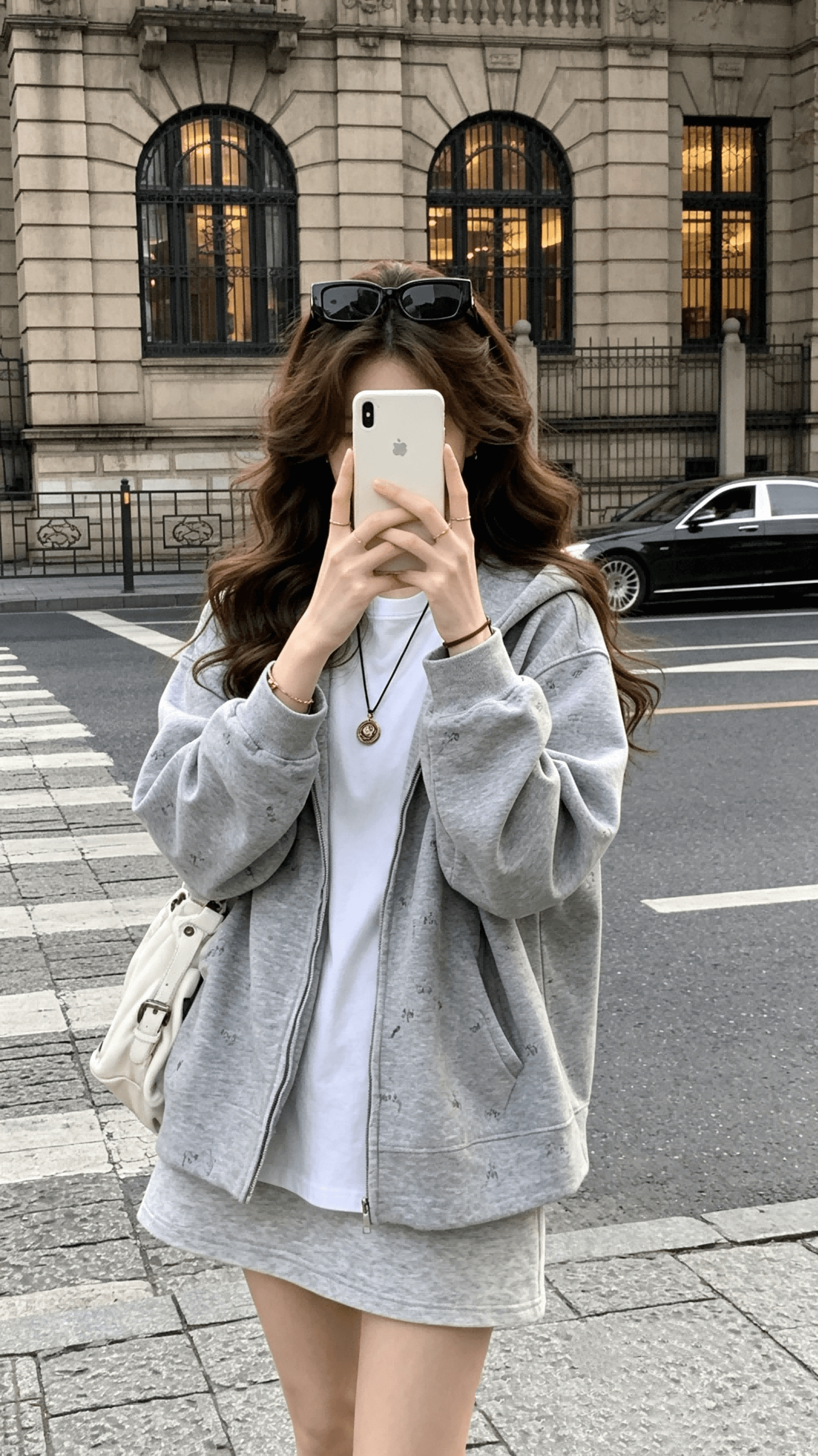callmeear 무거운 작업 고양이 백만 바늘 자수 480 그램 무거운 후드티 후드 지퍼 후드티 여성 코트 상세 이미지 9