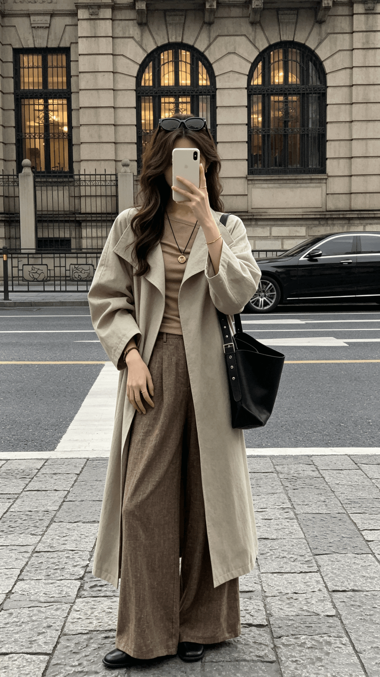 II 양 디자인 보라색 푸 지식인 바람 보라색 고급 센스 바람막이 여성 코트 가을 튀김 색상 익스트림 제인 코트 상세 이미지 5