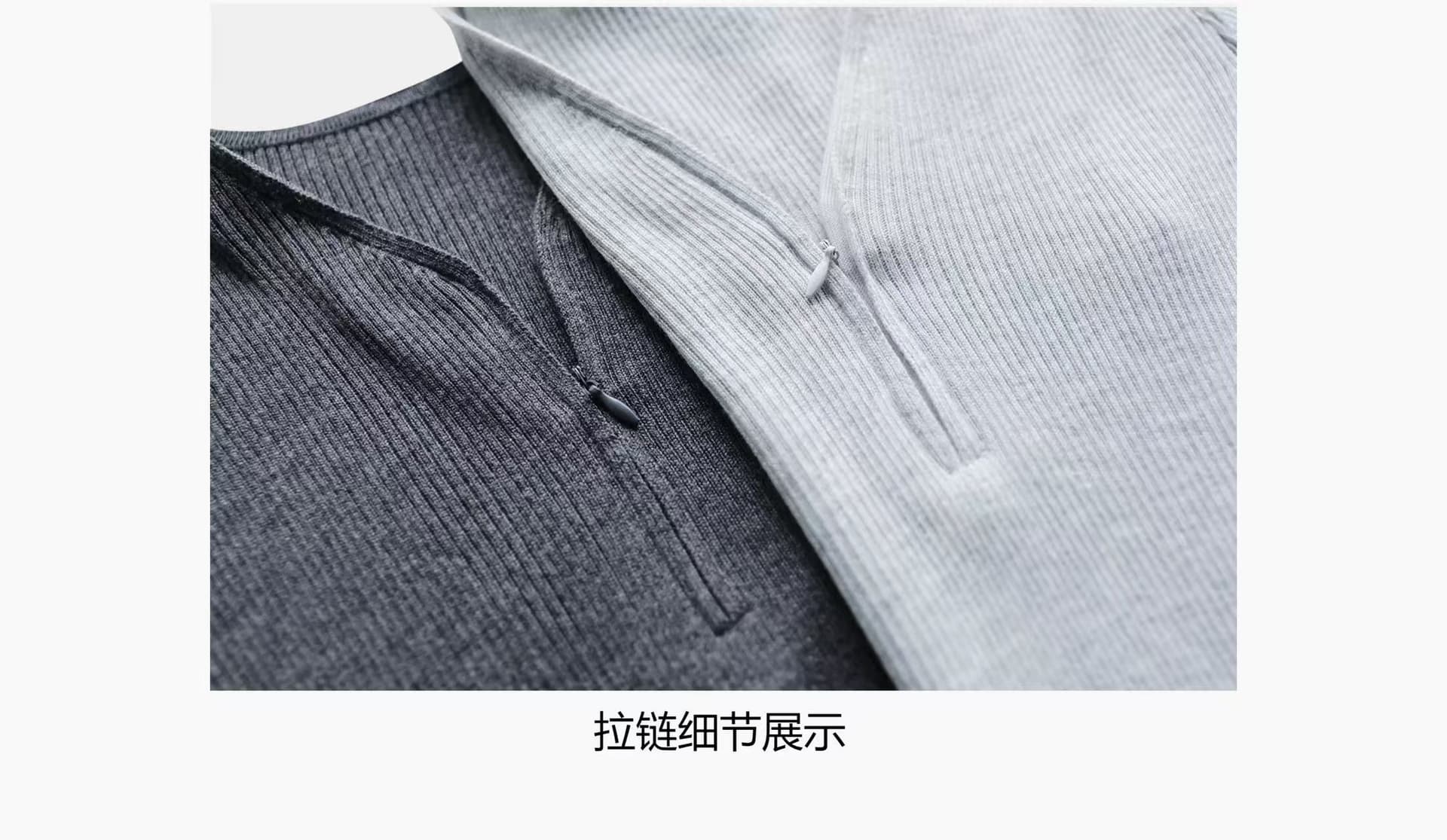 레트로 출퇴근 바람 반팔 티셔츠 여성 여름 몸매 가꾸기 V넥 디자인 센스 회색 풀오버 여름 니트 미니멀리즘 맨위 서비스 상세 이미지 3