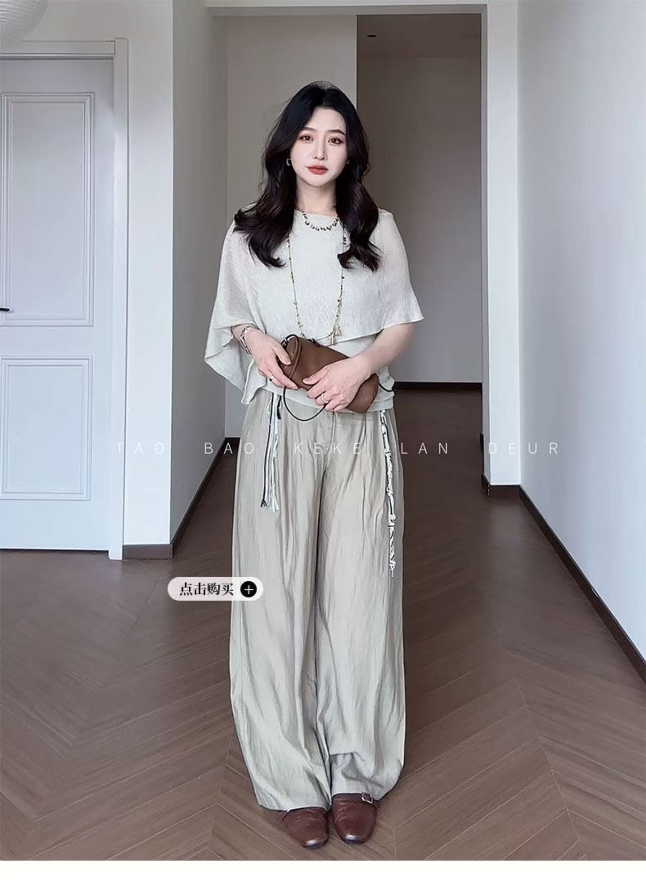우아함 패션 통기성 숄 불규칙 고급 센스 다용도 얇은 스타일 니트 스웨터 상세 이미지 3