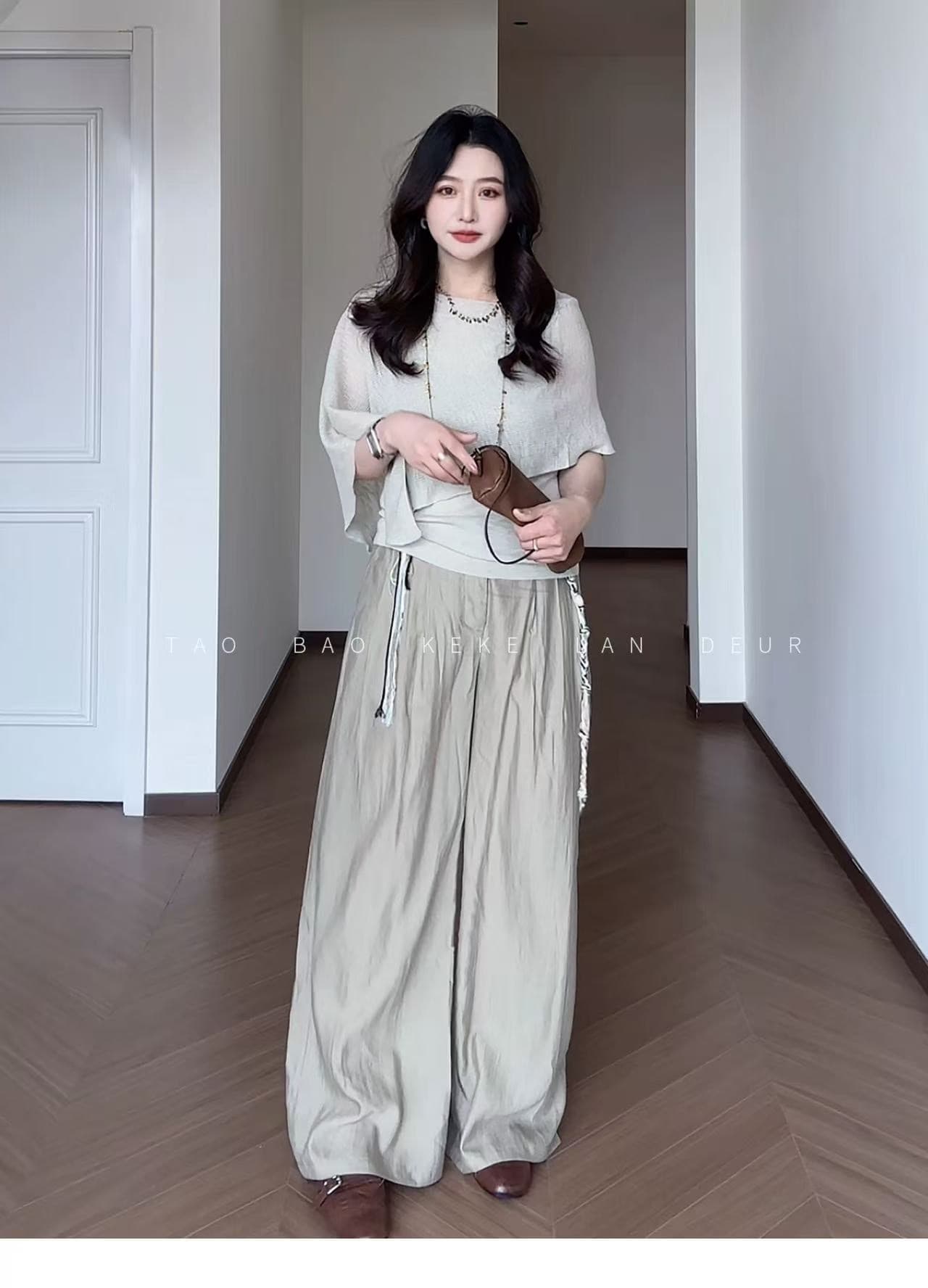 우아함 패션 통기성 숄 불규칙 고급 센스 다용도 얇은 스타일 니트 스웨터 상세 이미지 6