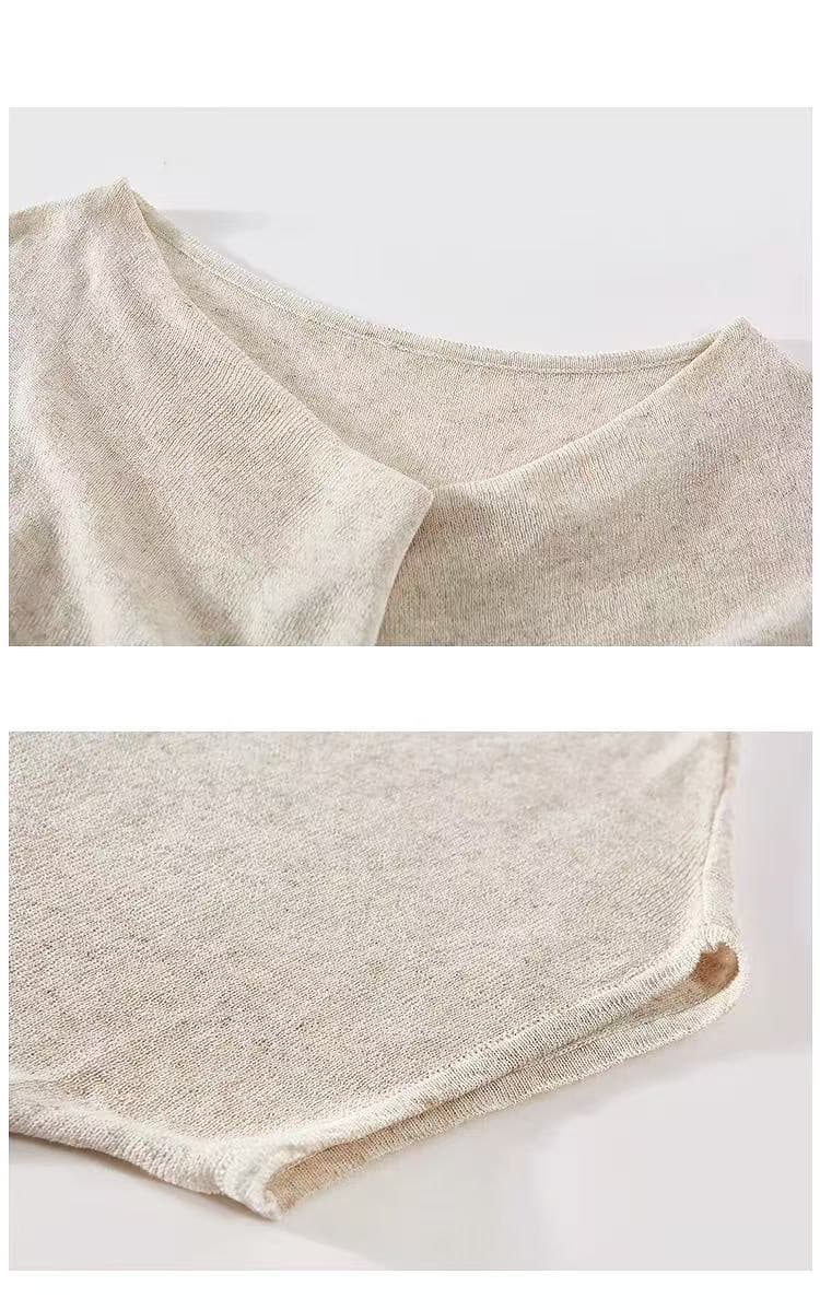 그 것들 옷장 한 부서 흔들다 칼라 허리 수축 반팔 티셔츠 여성 여름 작은 대중 고유 한 품격 몸매 가꾸기 쇼트 스타일 맨위 상세 이미지 5