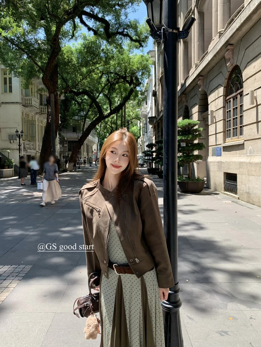 가을 아메리칸 거리 펑크 오토바이 재킷 짧은 외투 상세 이미지 2