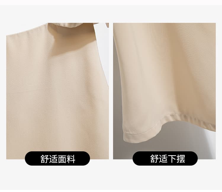 실사 프랑스식 고급 센스 빛 럭셔리 연령 감소 외국 가스 루즈핏 디자인 센스 작은 대중 화이트 나비 매듭 민소매 맨위 여름 상세 이미지 5