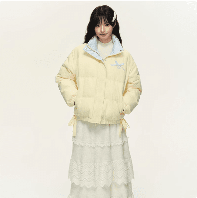 2026 겨울 한국 스타일 새로운 올해 폭발 다운 재킷 작은 키 빅 사이즈 지방 mm 면 옷 면 의류 패션 재킷 상세 이미지 6